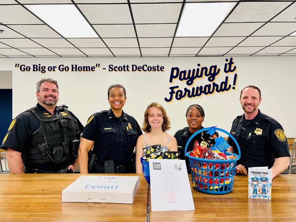 Pay It Forward — Norfolk Police Department community event